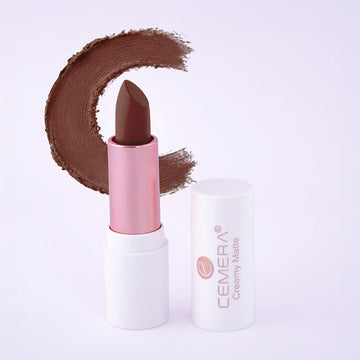 Creamy satin bullet lipstick with smooth hydrating finish