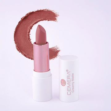 Creamy satin bullet lipstick with smooth hydrating finish