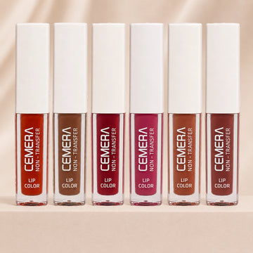 Cemera ultimate pack of 6 non-transfer liquid lipsticks collection combo box