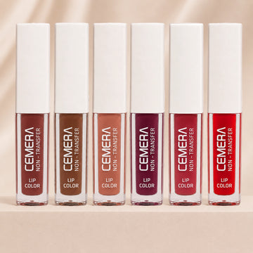 Cemera ultimate pack of 6 non-transfer liquid lipsticks collection combo box