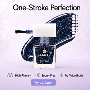 Nail Paints | Bluish Glitter