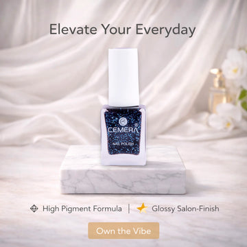 Nail Polish | Bluish Glitter