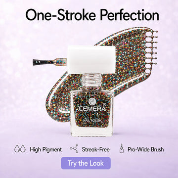 Nail Paints | Glitter Rainbow