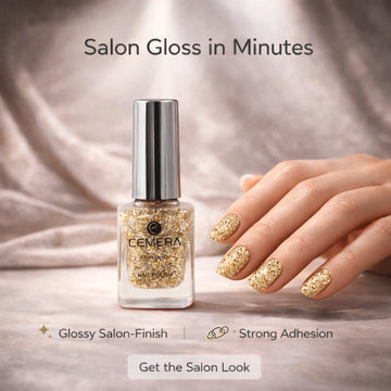 Nail Polish | Golden Glitter