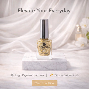 Nail Polish | Golden Glitter