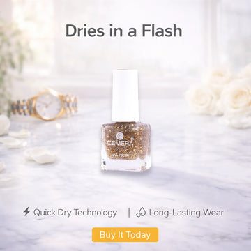 Nail Paints | Golden Glitter