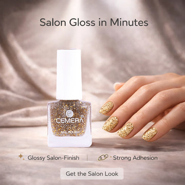 Nail Paints | Golden Glitter