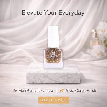 Nail Paints | Golden Glitter