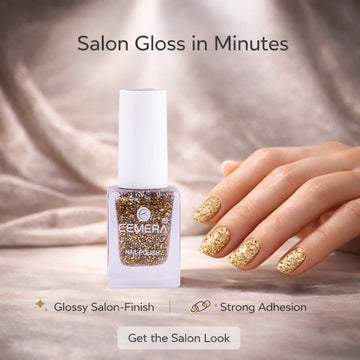 Nail Polish | Golden Glitter