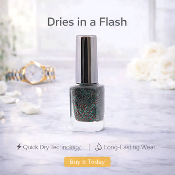 Nail Polish | Greenish Glitter