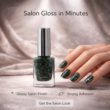 Nail Polish | Greenish Glitter