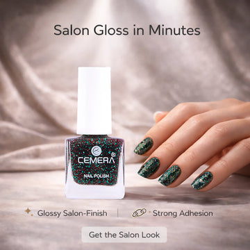 Nail Paints | Greenish Glitter
