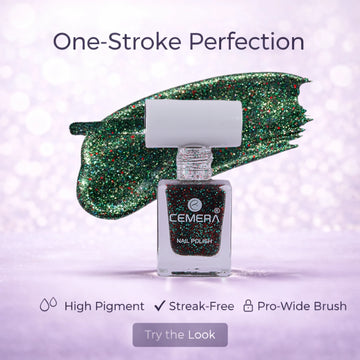 Nail Polish | Greenish Glitter