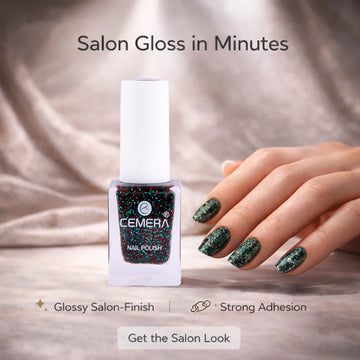 Nail Polish | Greenish Glitter
