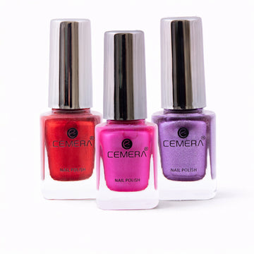 Nail polish combo set of 3 shades