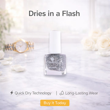 Nail Paints | Silver Glitter