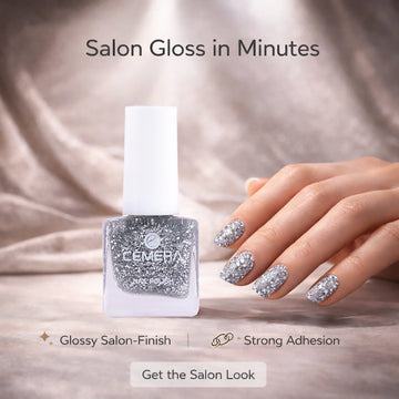 Nail Paints | Silver Glitter