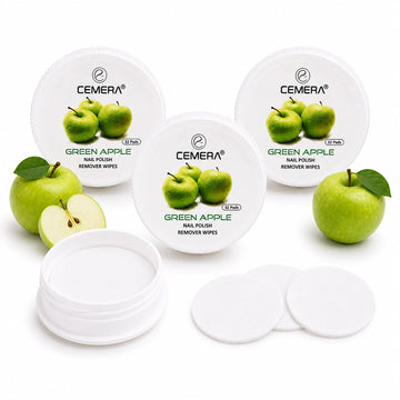 Nail Paint Remover Wipes | Apple Luxe (Pack Of 3)