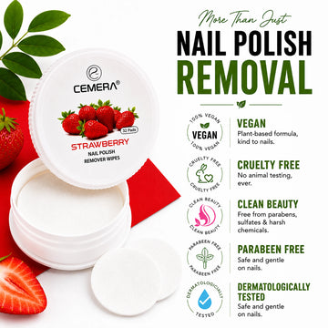 Nail Paint Remover Wipes | Citrus Kiss (Pack Of 3)